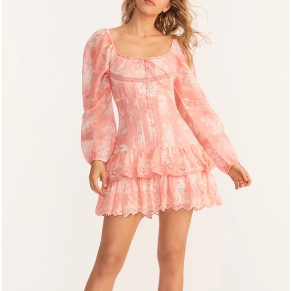 LOVESHACKFANCY Tayton Mini Dress